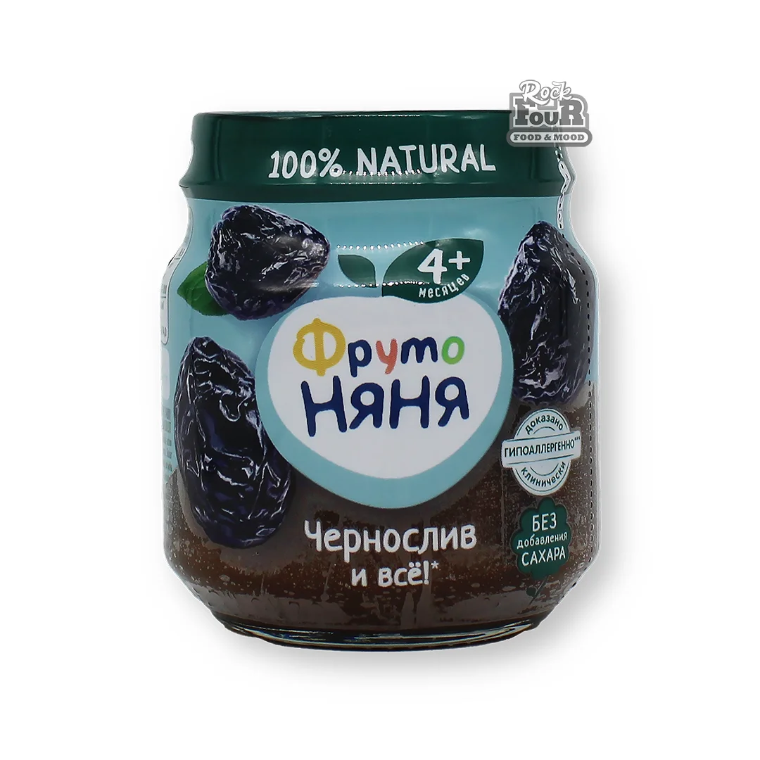 Խյուս «ФрутоНяня» սև սալորով 100գ